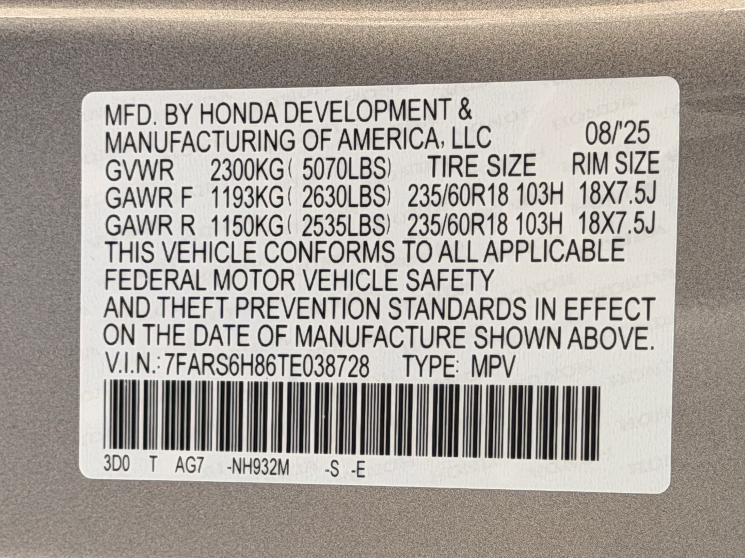 Certified 2026 Honda CR-V Sport-L image 28
