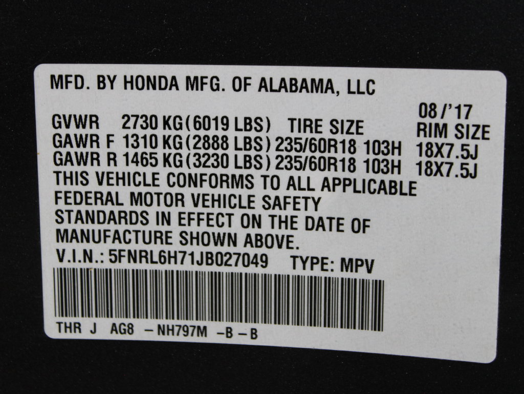 Used 2018 Honda Odyssey EX-L image 63