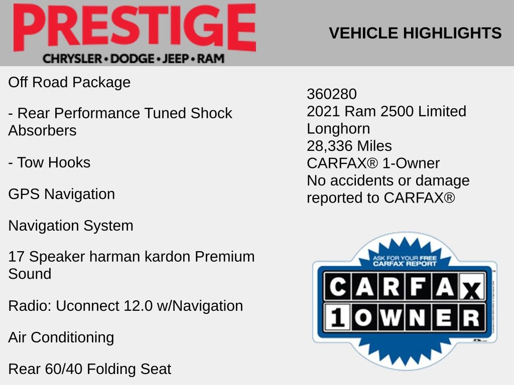Used 2021 RAM 2500 Limited AWD/4WD image 8