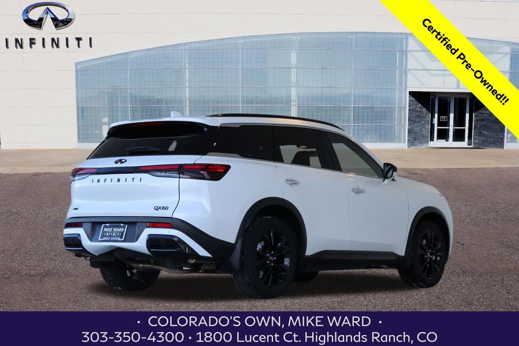 Certified 2025 INFINITI QX60 Luxe w/ Black Edition image 6