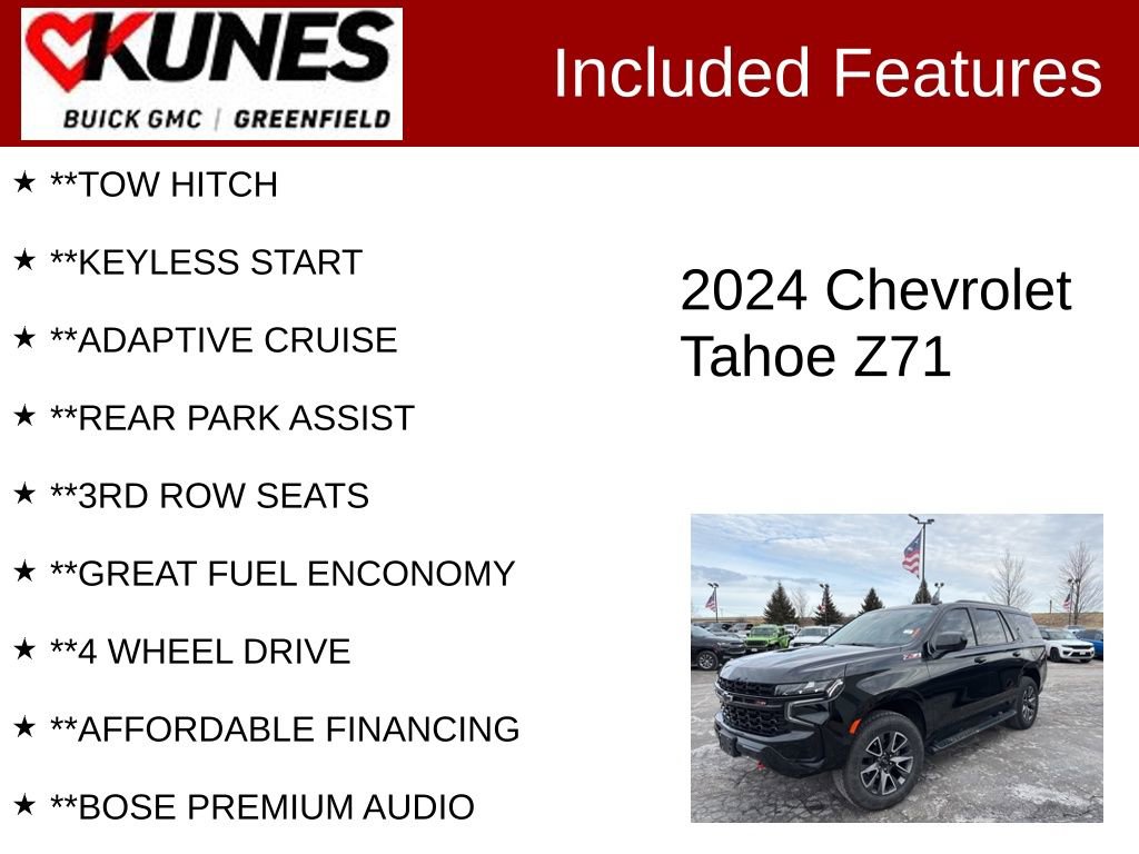 Used 2024 Chevrolet Tahoe Z71 image 3