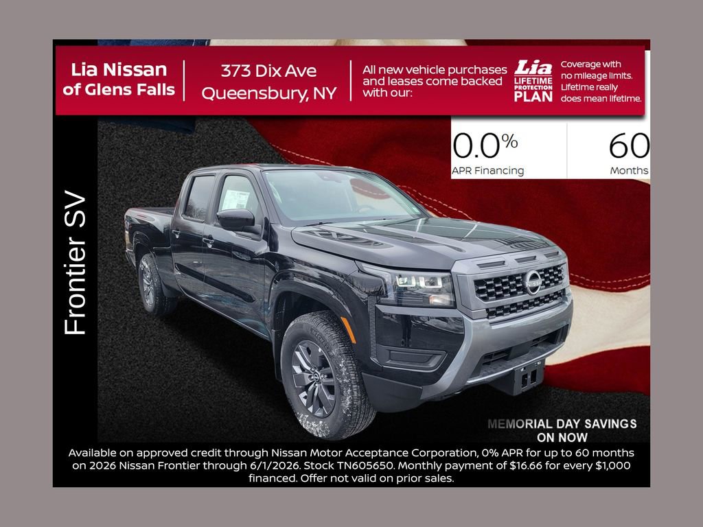 New 2026 Nissan Frontier SV w/ Tow Package AWD/4WD image 1