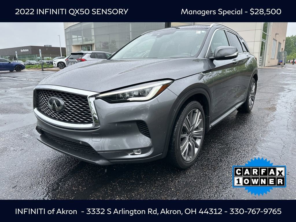 Certified 2022 INFINITI QX50 Sensory