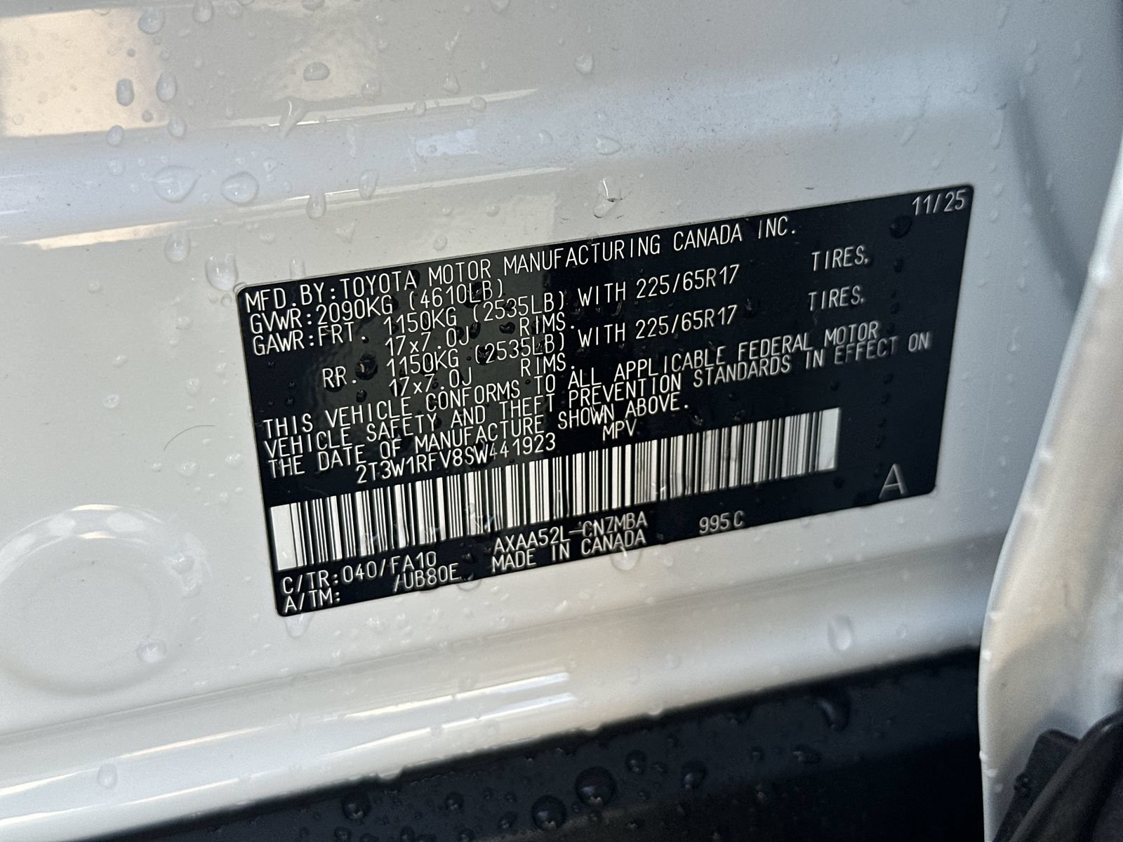 Used 2025 Toyota RAV4 XLE w/ Convenience Package FWD image 35