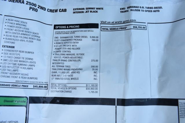 Used 2023 GMC Sierra 2500 Pro w/ Fleet Convenience Package image 17