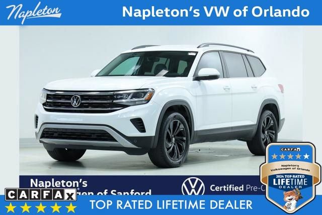Certified 2022 Volkswagen Atlas SE w/ Black Wheel Package