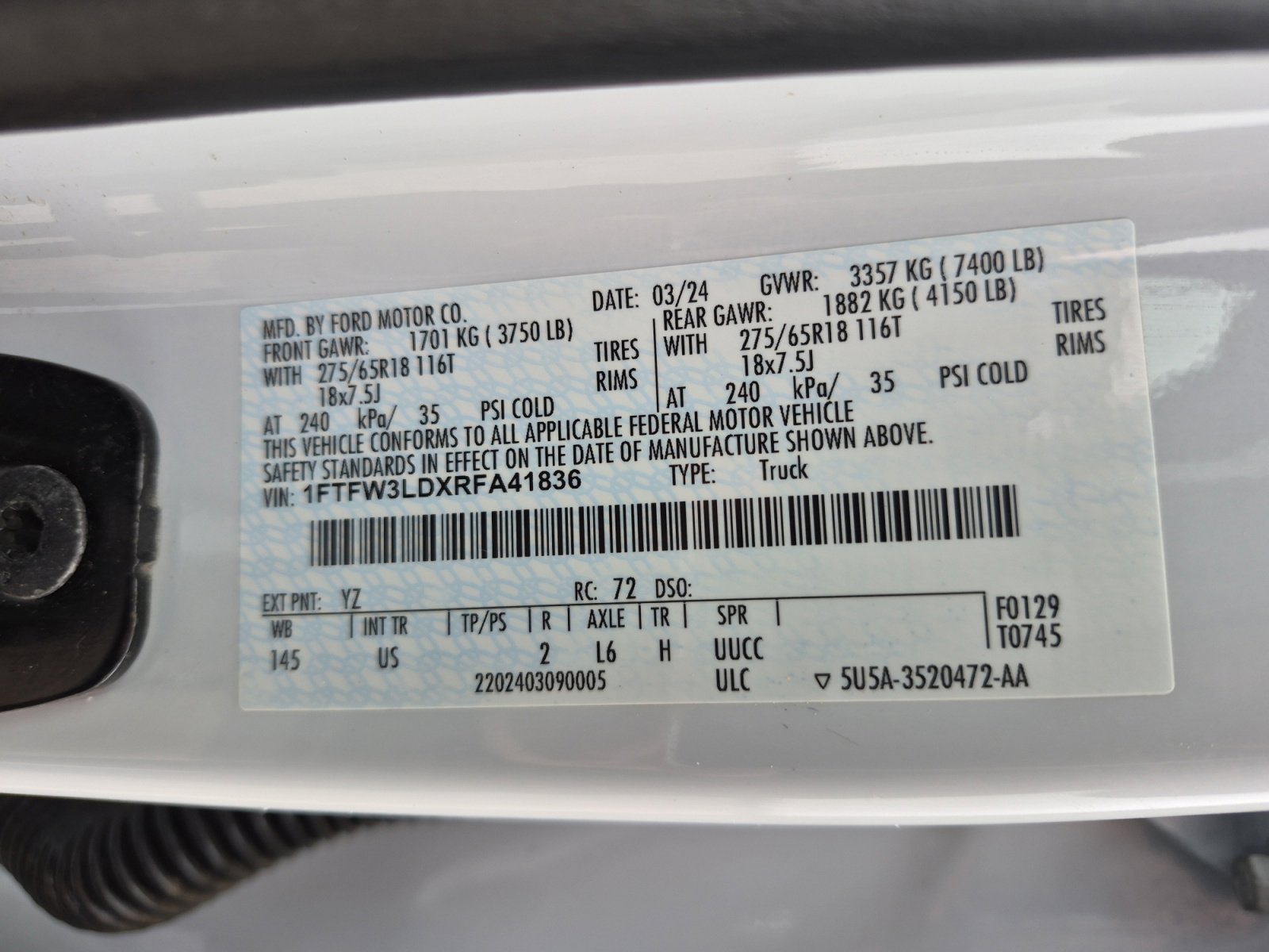 Used 2024 Ford F150 XLT w/ Mobile Office Package image 26