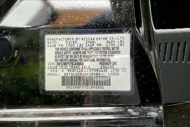 New 2025 Nissan Versa SR w/ Trunk Package image 27