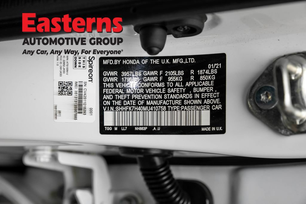 Used 2021 Honda Civic Sport image 31