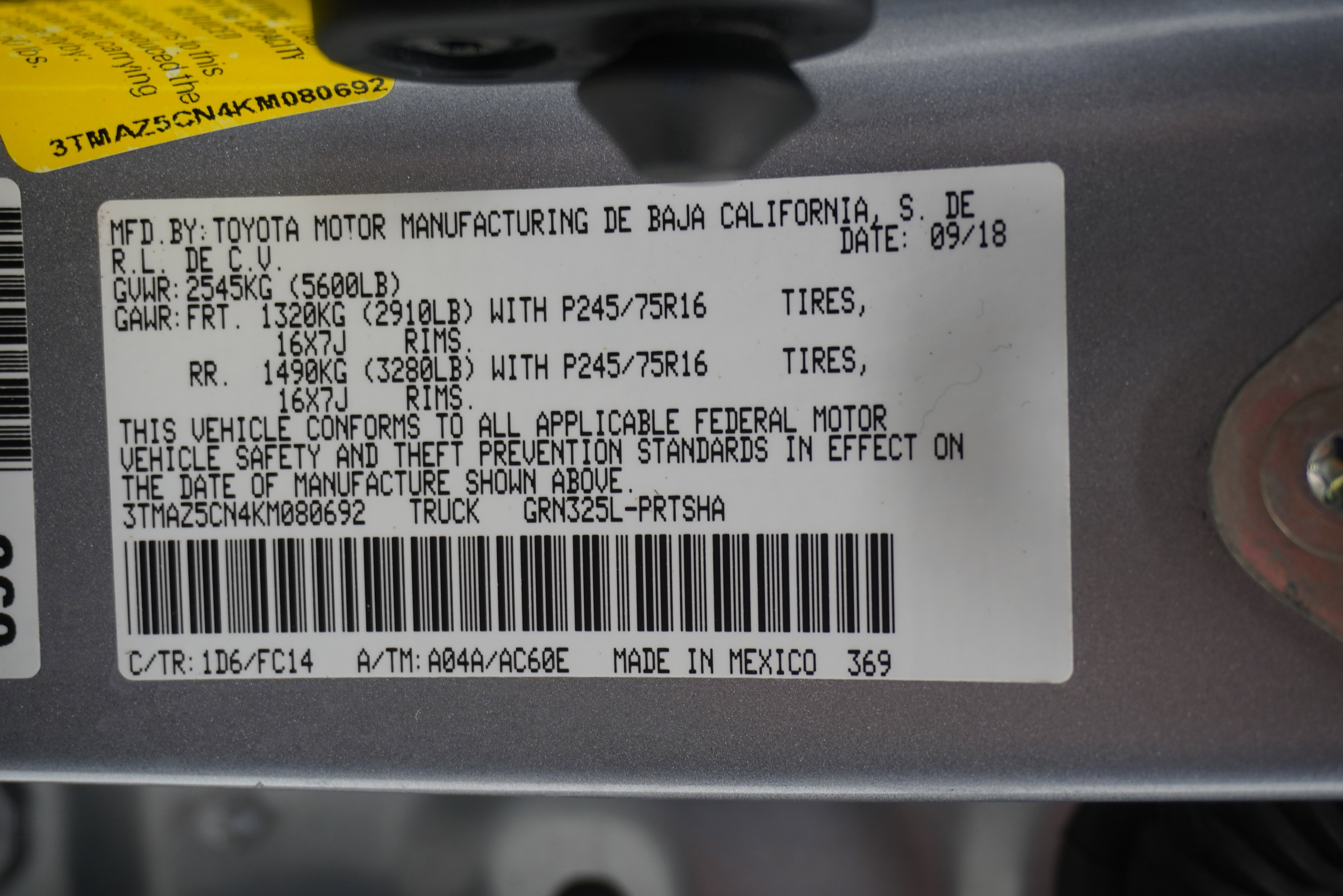 Used 2019 Toyota Tacoma SR5 RWD image 28