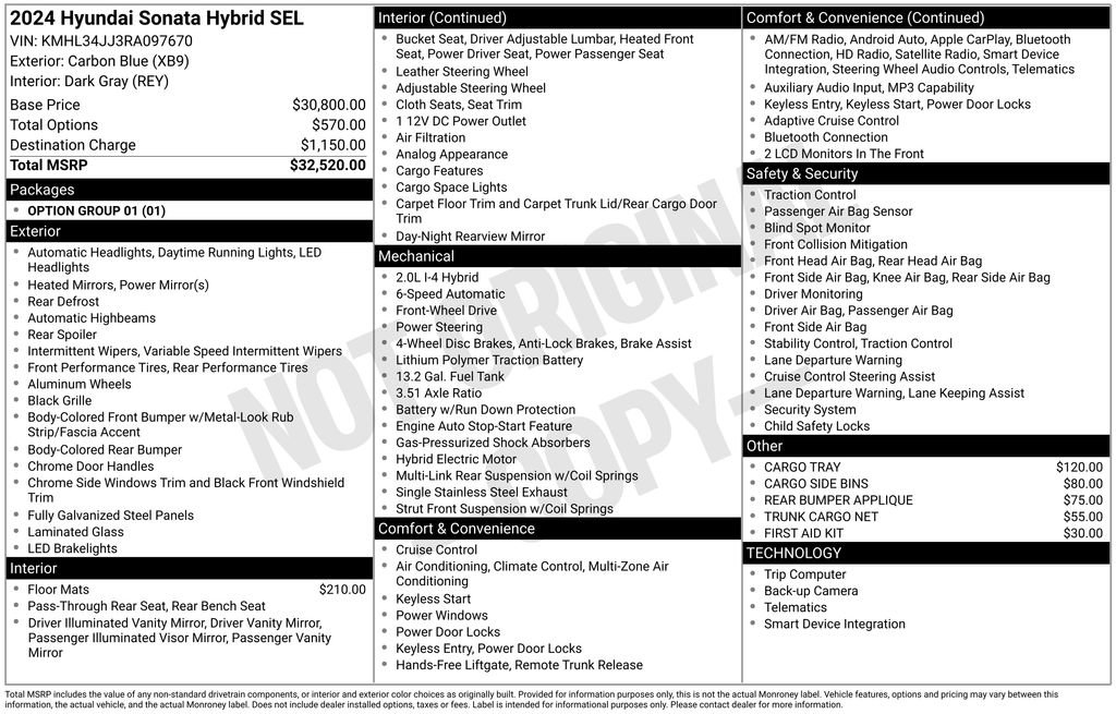 Certified 2024 Hyundai Sonata SEL image 6