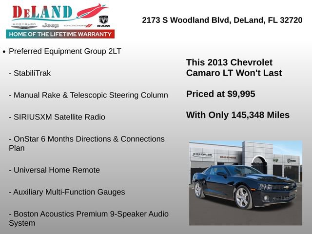 Used 2013 Chevrolet Camaro LT w/ RS Package image 18