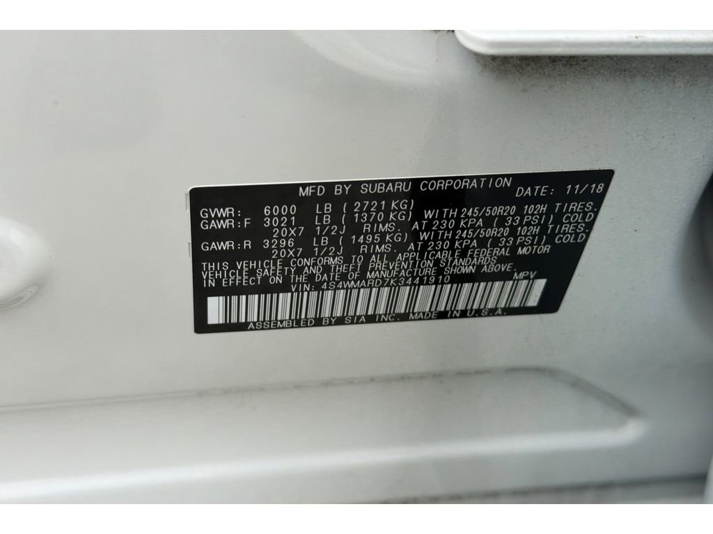 Used 2019 Subaru Ascent Touring w/ Popular Package #2 image 35