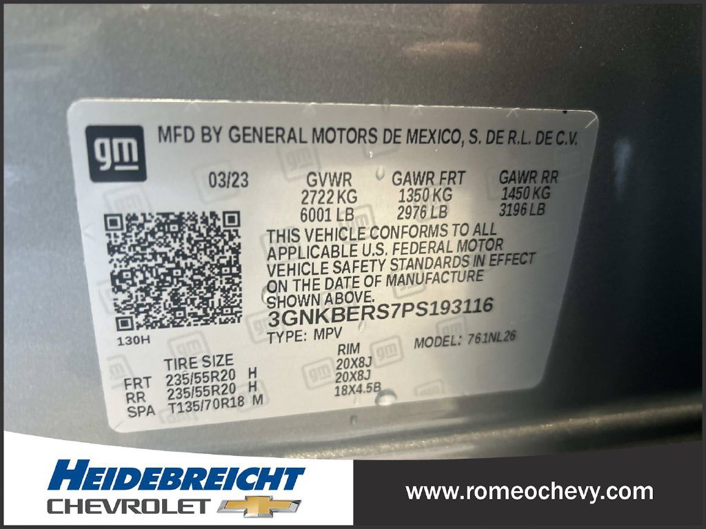 Certified 2023 Chevrolet Blazer RS w/ Driver Confidence II Package FWD image 8