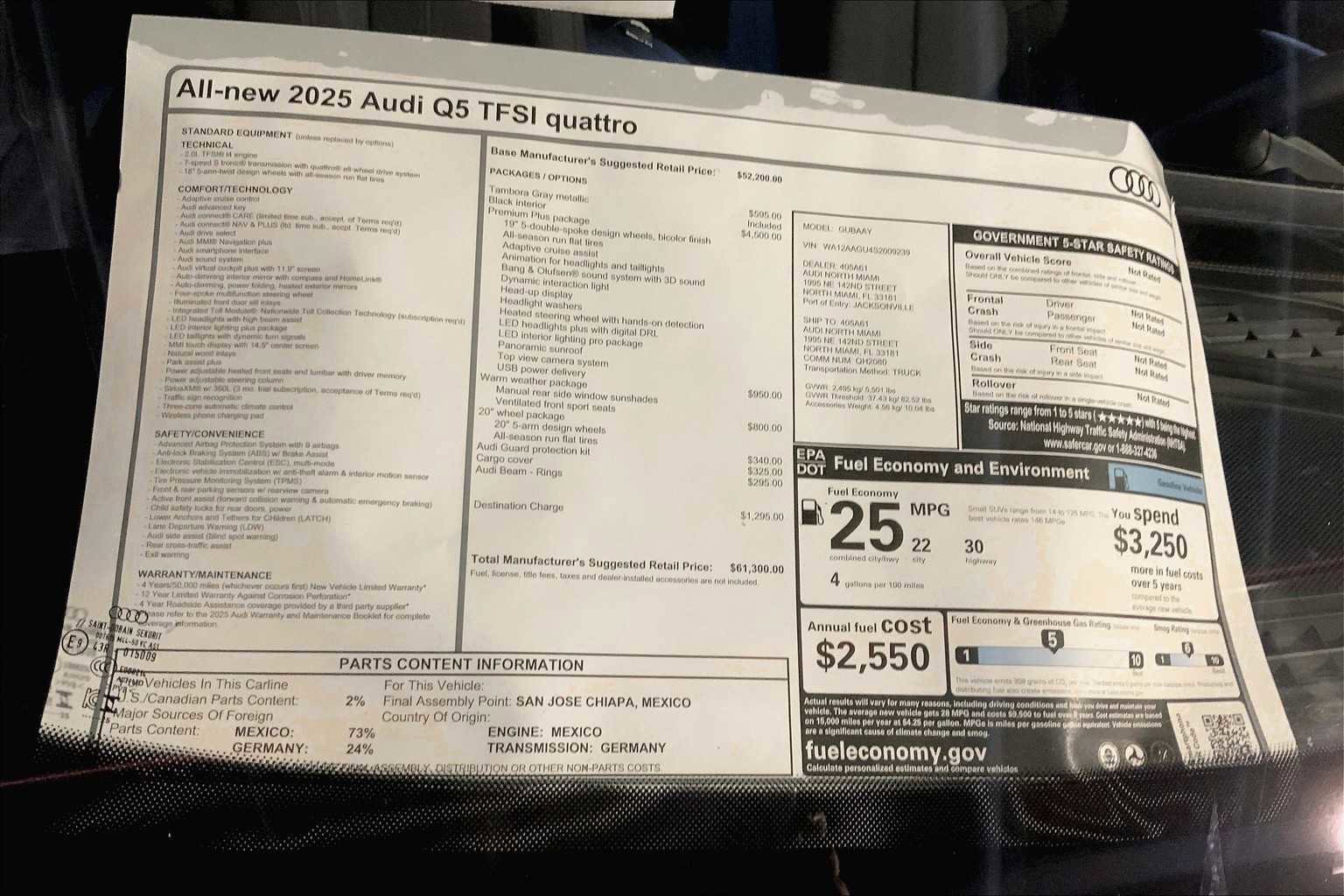 New 2025 Audi Q5 Premium Plus w/ Premium Plus image 19