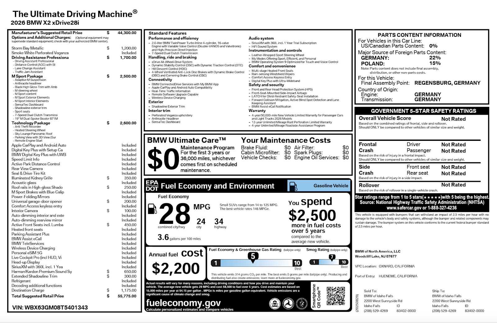 Certified 2026 BMW X2 xDrive28i image 13