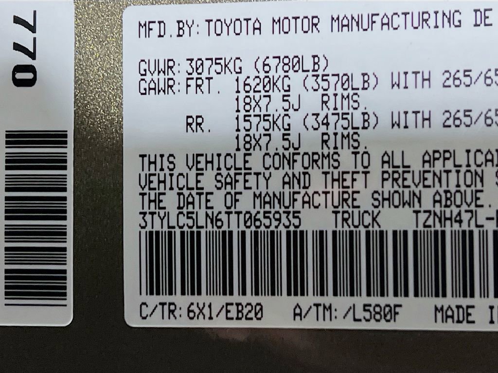 New 2026 Toyota Tacoma Limited AWD/4WD image 26