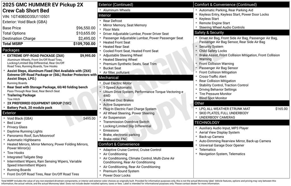 New 2025 GMC Hummer EV 2X w/ Extreme Off-Road Package AWD/4WD image 11