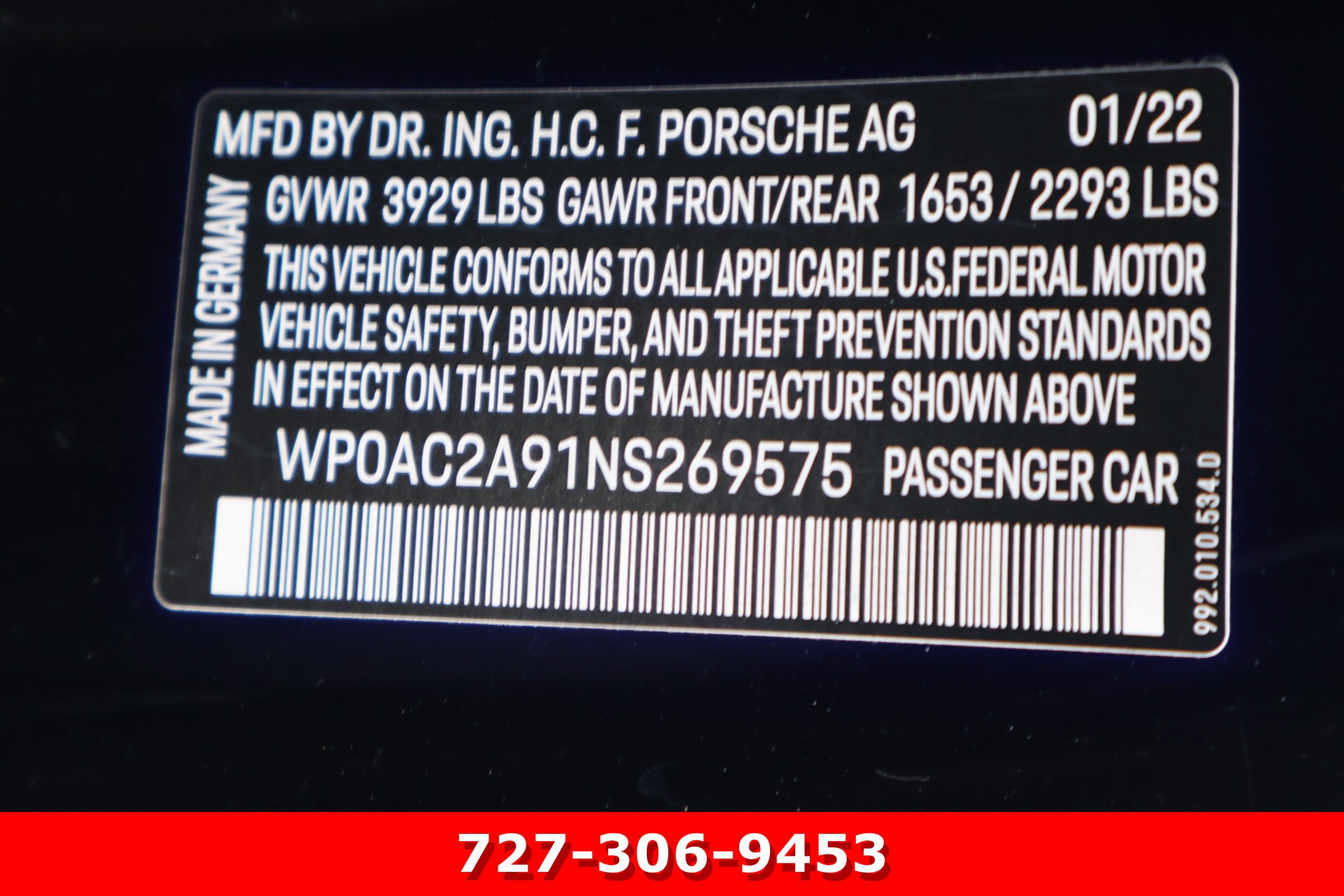 Used 2022 Porsche 911 GT3 RWD image 24