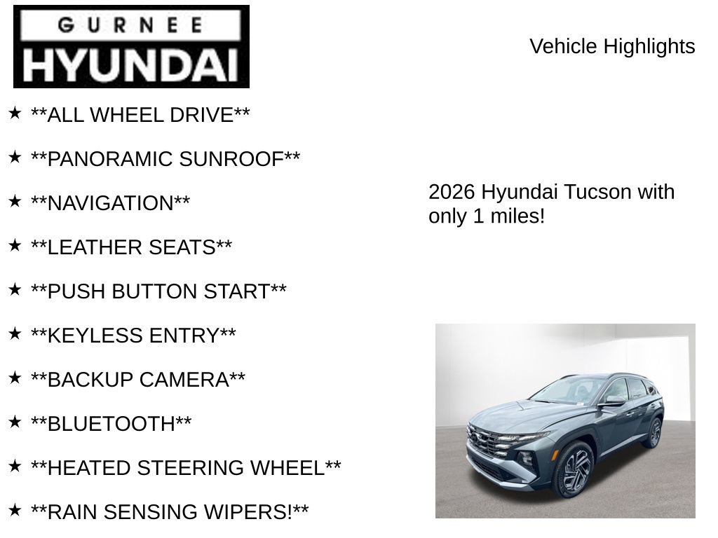 New 2026 Hyundai Tucson Limited image 7