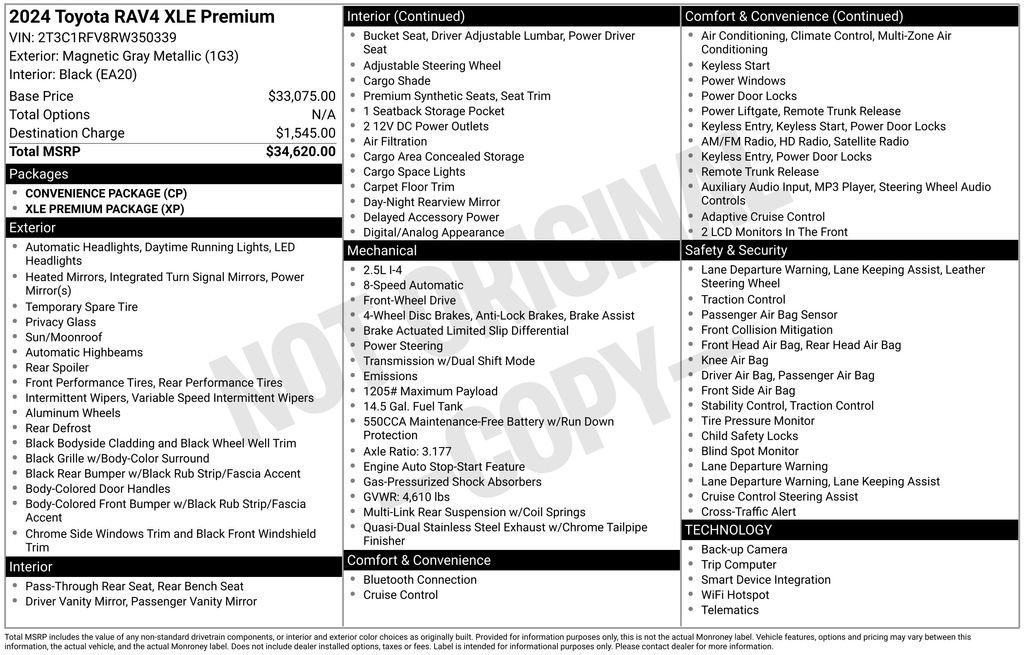 Used 2024 Toyota RAV4 XLE Premium image 35