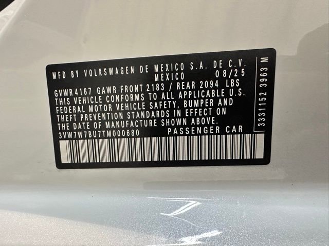 New 2026 Volkswagen Jetta SE image 39