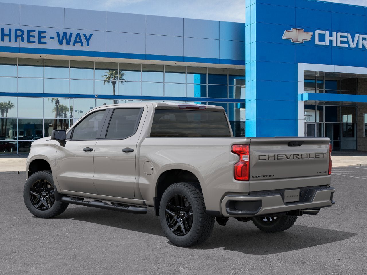 New 2026 Chevrolet Silverado 1500 Custom w/ Turbomax Blackout Package RWD image 3