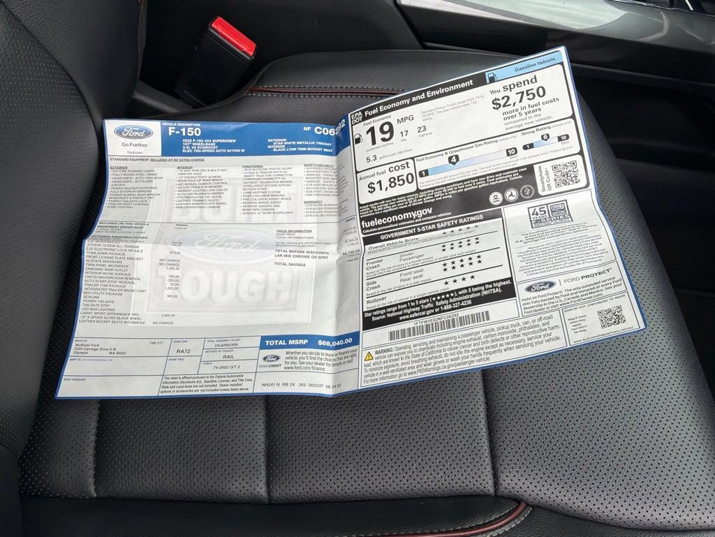 Used 2022 Ford F150 Lariat AWD/4WD image 46