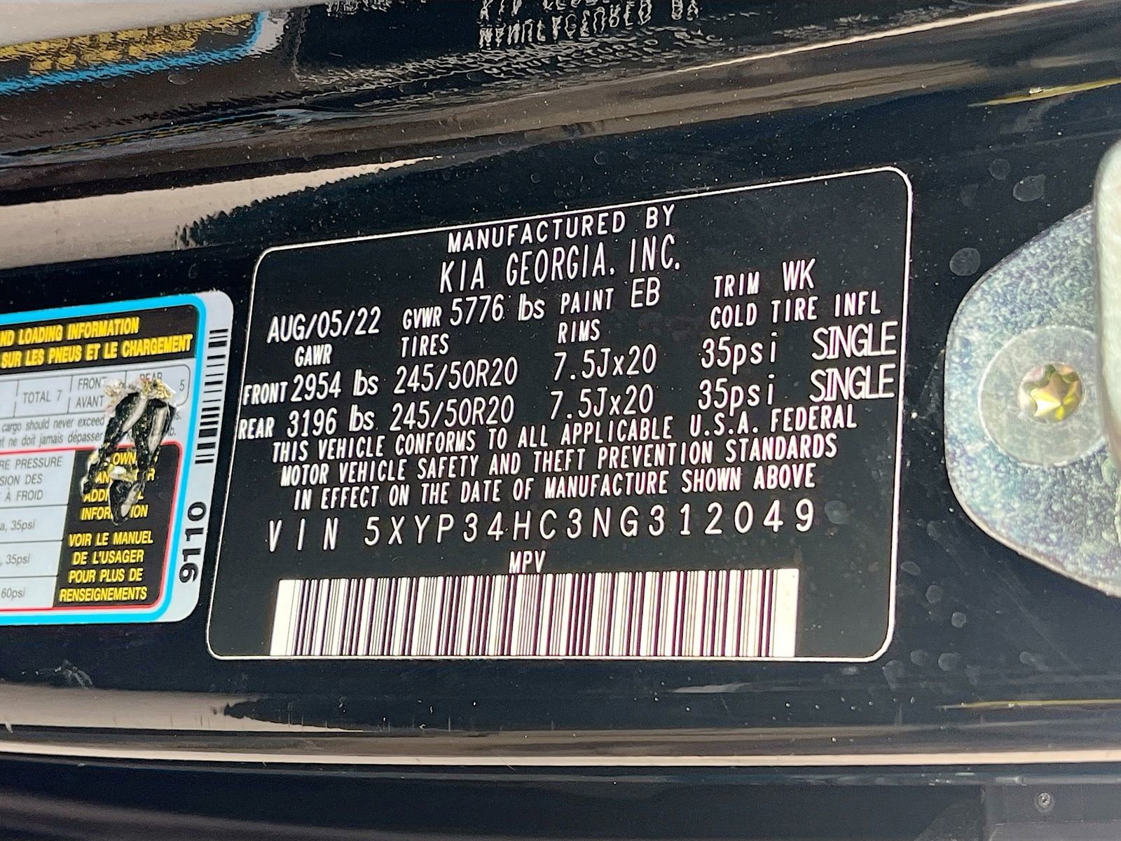 Used 2022 Kia Telluride EX w/ EX Premium Package FWD image 33