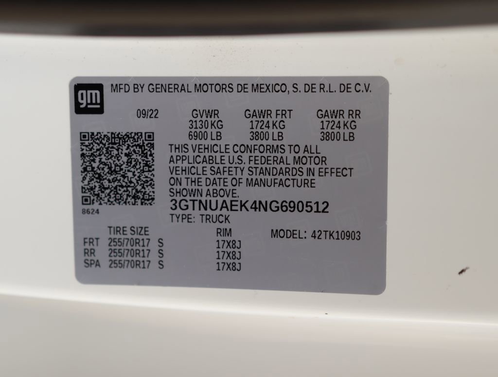 Used 2022 GMC Sierra 1500 Pro w/ Pro Value Package AWD/4WD image 30