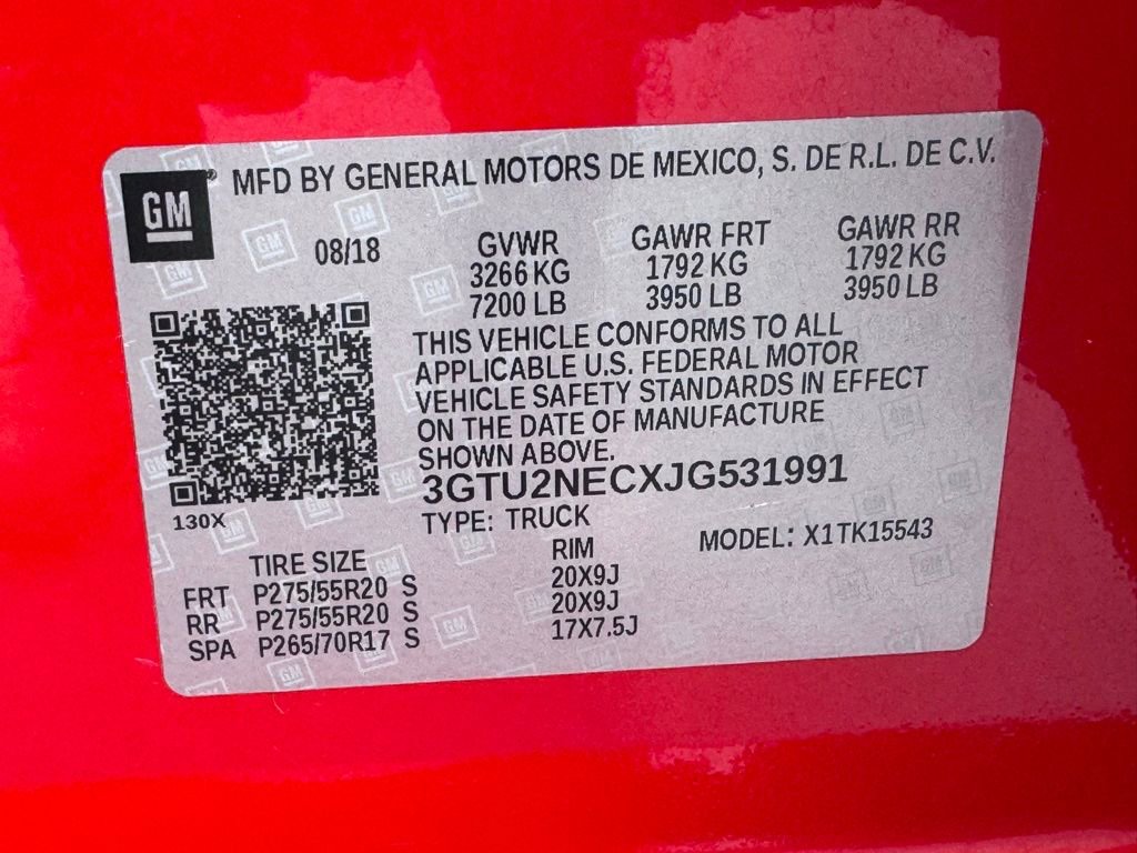 Used 2018 GMC Sierra 1500 SLT w/ SLT Premium Package image 48