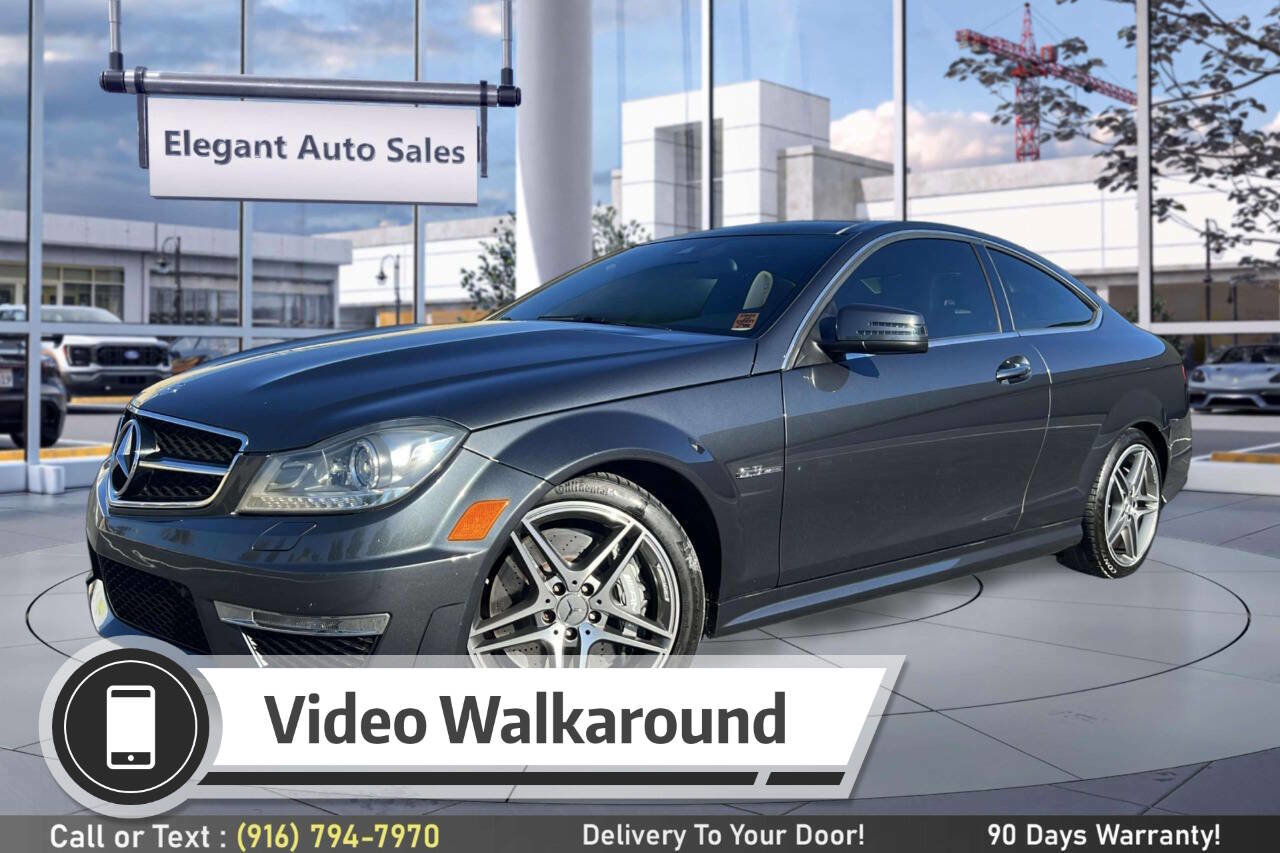 Used 2013 Mercedes-Benz C 63 AMG Coupe w/ Multimedia Pkg