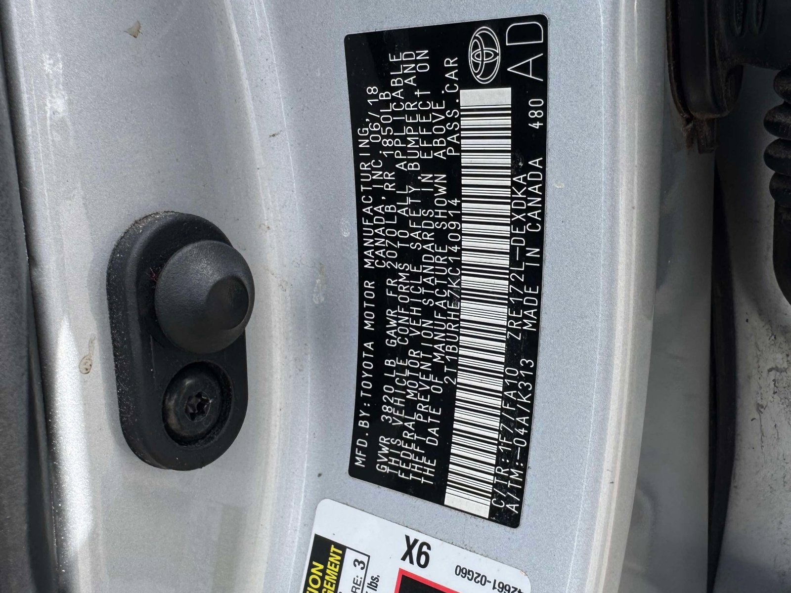 Used 2019 Toyota Corolla L w/ Body Protection Package FWD image 21