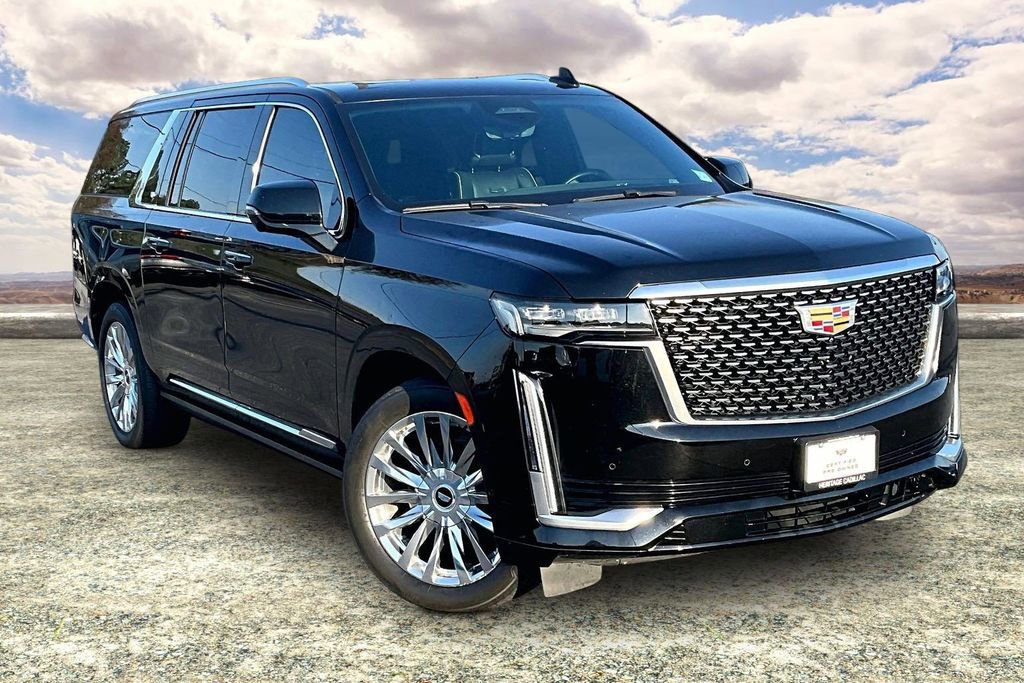 Used 2021 Cadillac Escalade ESV Premium Luxury w/ Driver Assist Tech Package AWD/4WD image 1