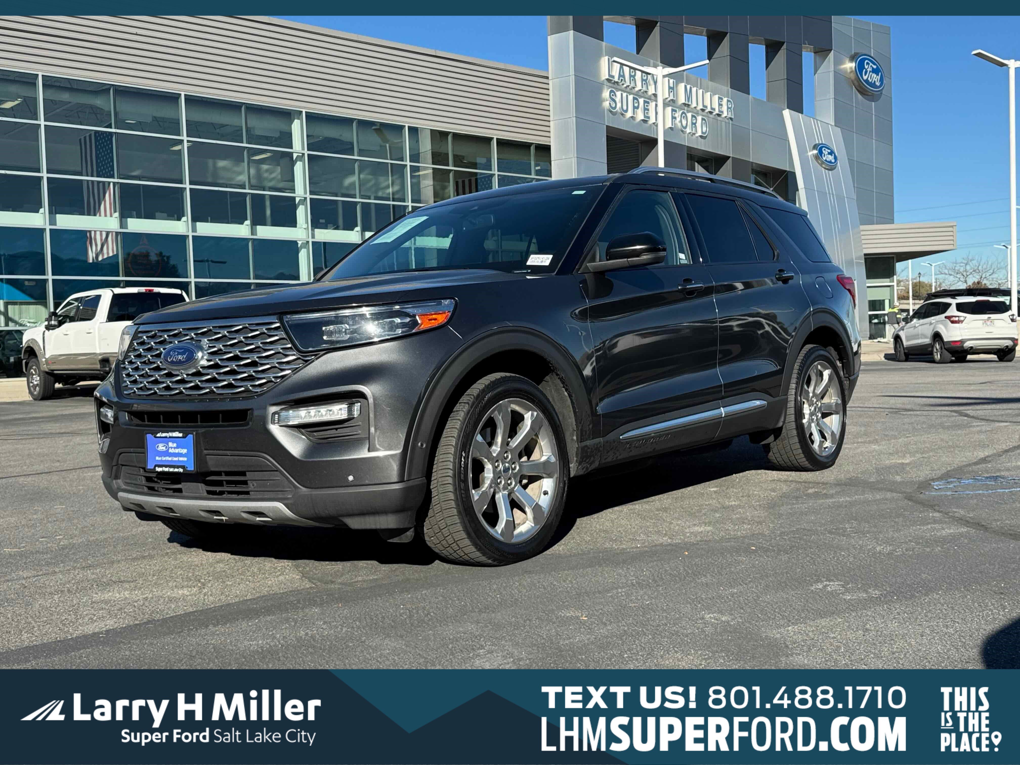 Certified 2020 Ford Explorer Platinum w/ Premium Technology Package