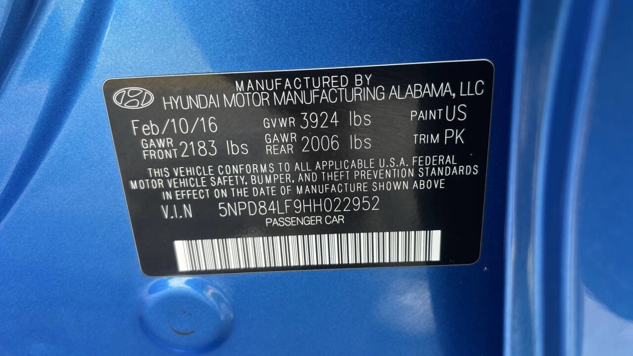 Used 2017 Hyundai Elantra SE w/ SE A/T Tech Package 03 image 38