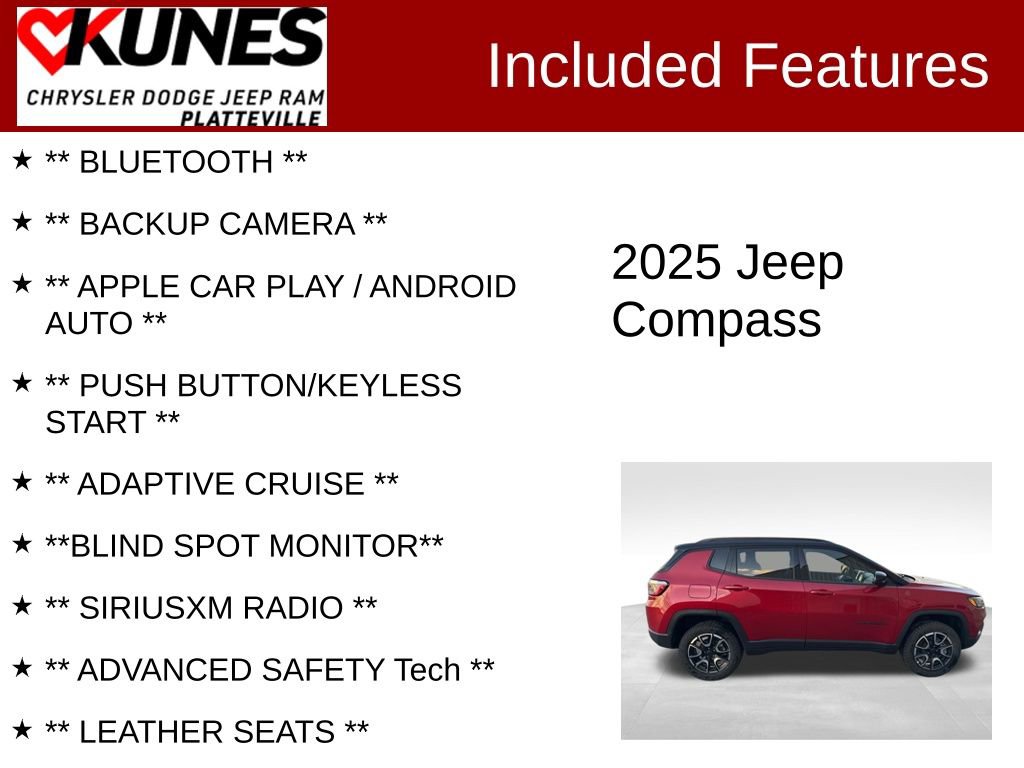 Used 2025 Jeep Compass Trailhawk image 2