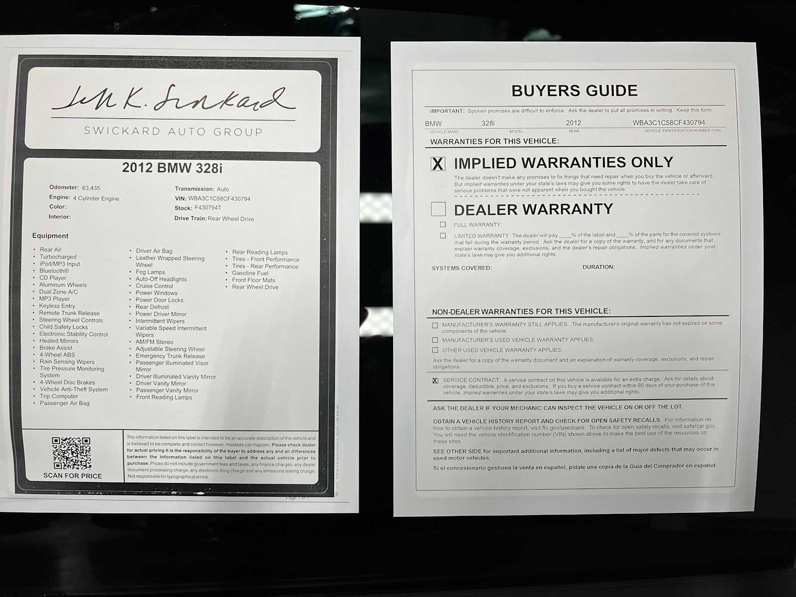 Used 2012 BMW 328i Sedan image 39