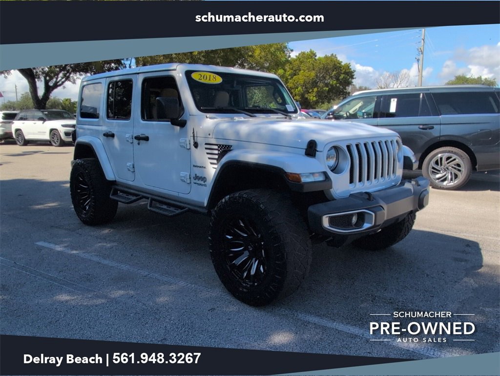 Used 2018 Jeep Wrangler Unlimited Sahara