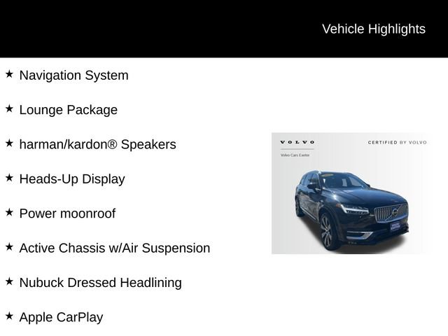 Certified 2025 Volvo XC90 B6 Ultra w/ Lounge Package image 5