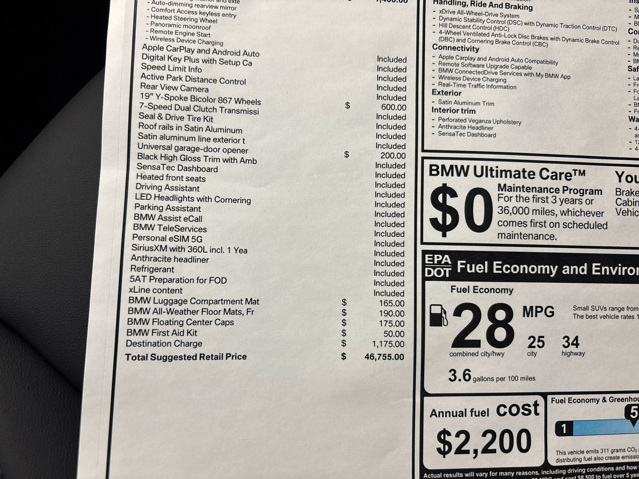 Used 2026 BMW X1 xDrive28i w/ Convenience Package image 36