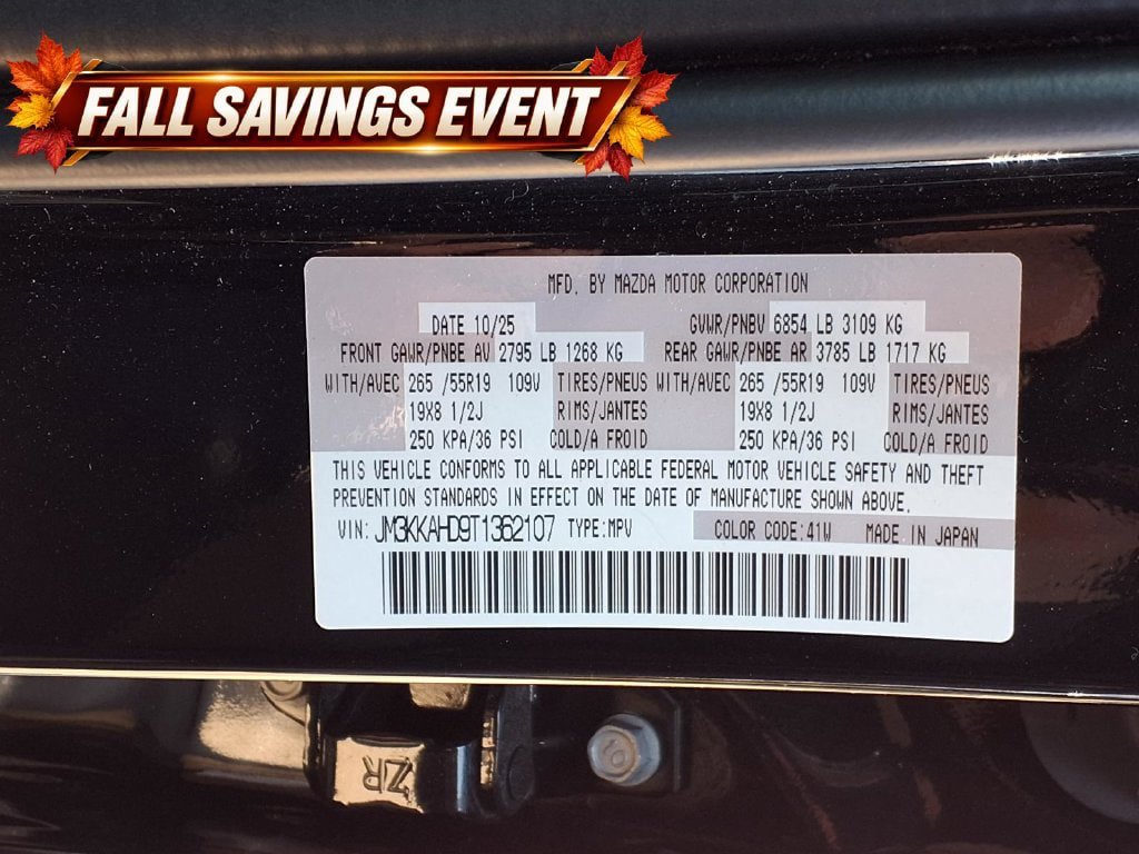 Certified 2026 MAZDA CX-90 3.3 Turbo w/ Select Package AWD/4WD image 13