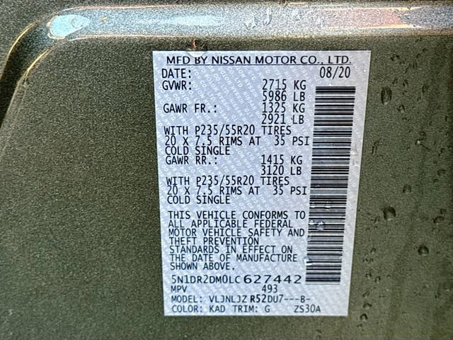 Used 2020 Nissan Pathfinder Platinum image 36