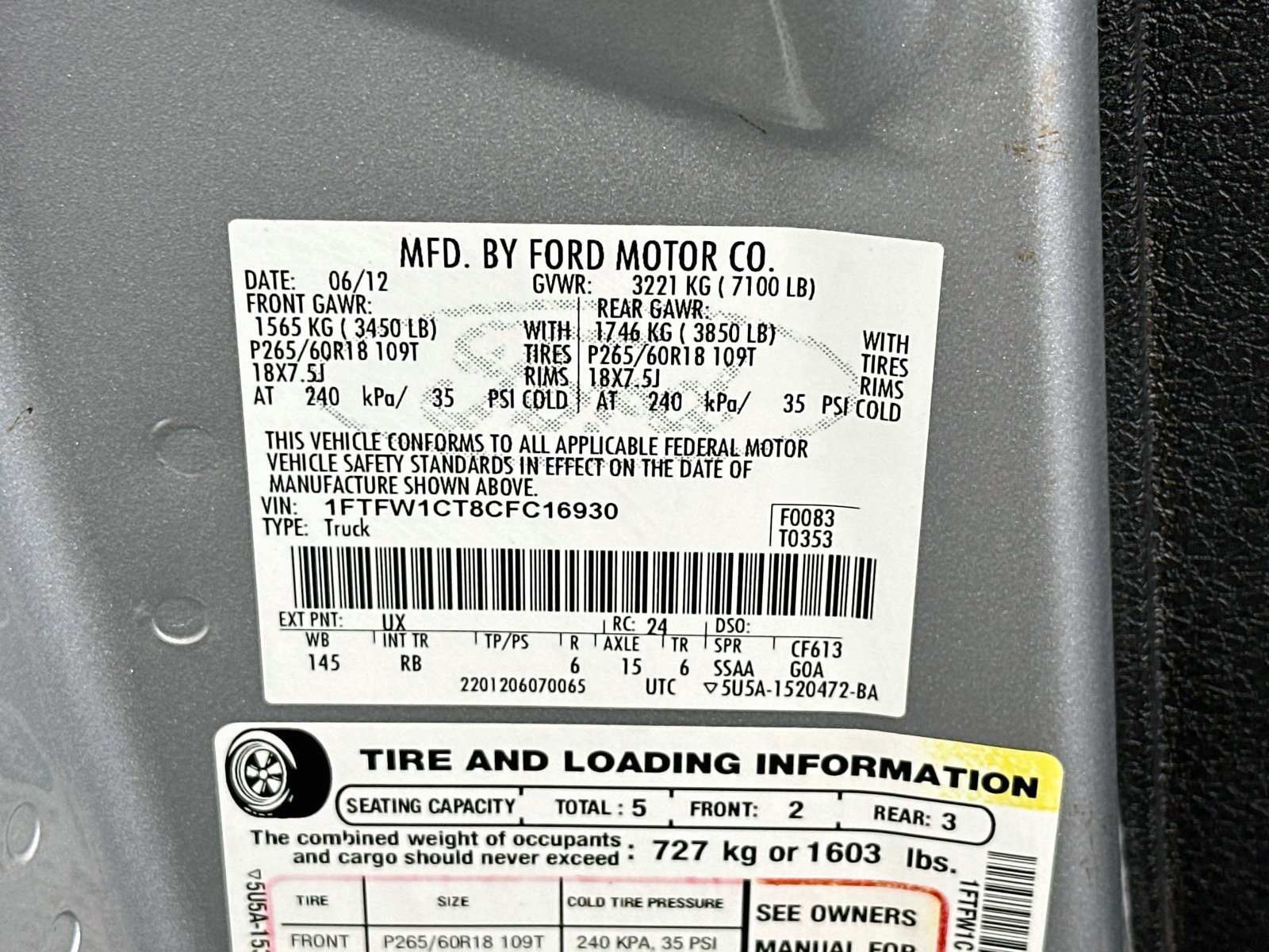Used 2012 Ford F150 FX2 w/ FX Plus Pkg RWD image 29