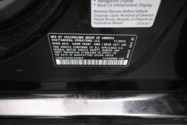 Used 2015 Volkswagen Passat 1.8T Sport FWD image 23