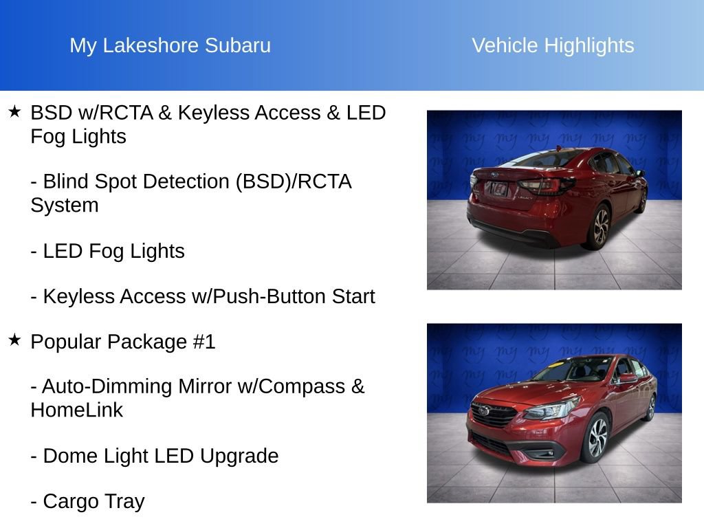 Used 2021 Subaru Legacy Premium w/ Popular Package #1 AWD/4WD image 11
