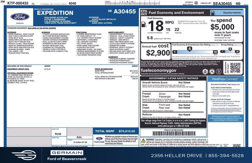 Certified 2025 Ford Expedition Active image 33