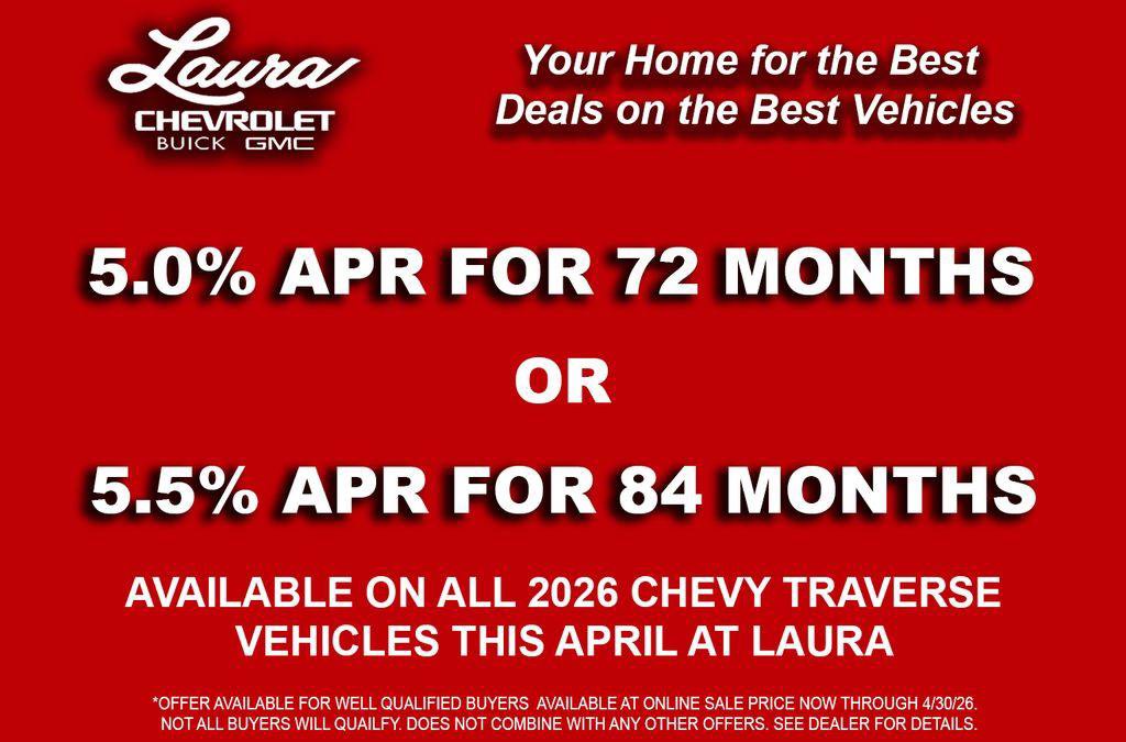 New 2026 Chevrolet Traverse High Country w/ LPO, Floor Liner Package image 3