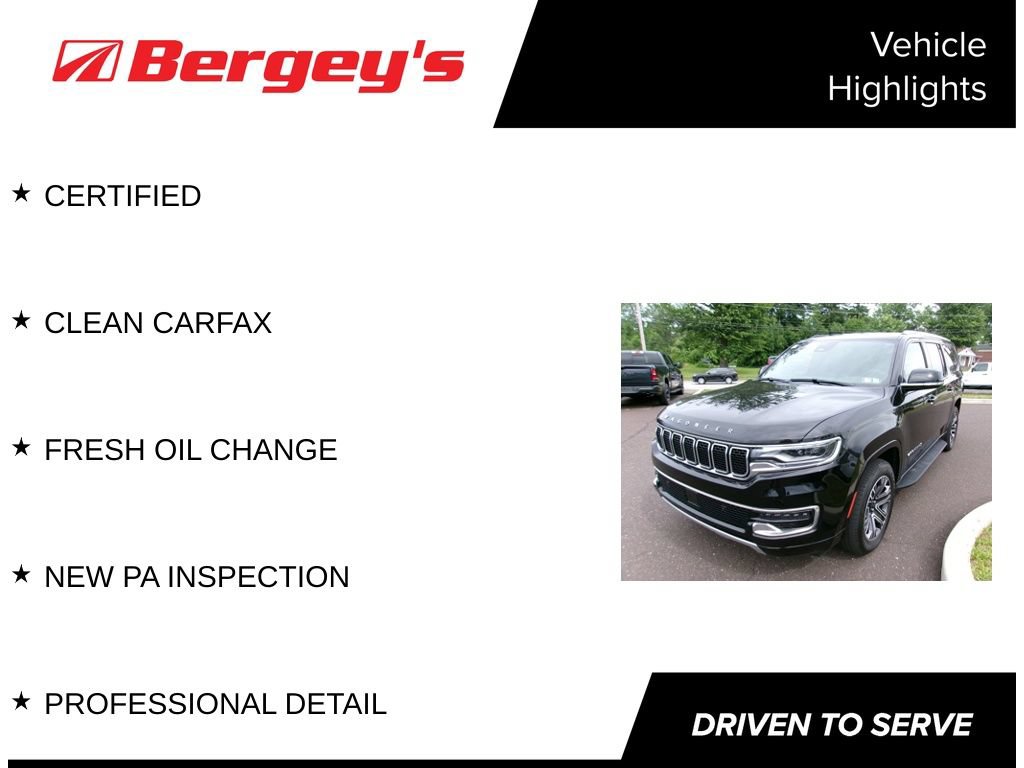 Certified 2024 Jeep Wagoneer L Series II w/ Flexible Seating Group AWD/4WD image 5