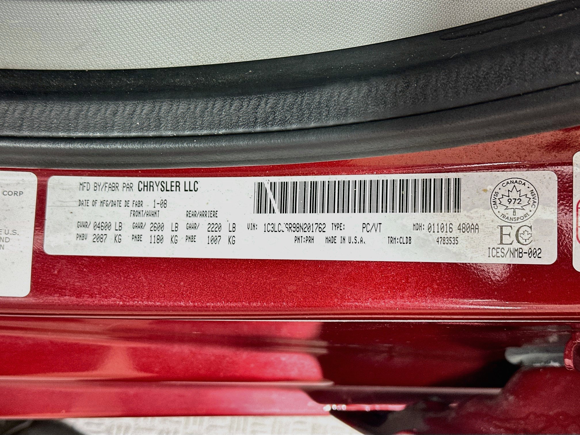 Used 2008 Chrysler Sebring Touring FWD image 29